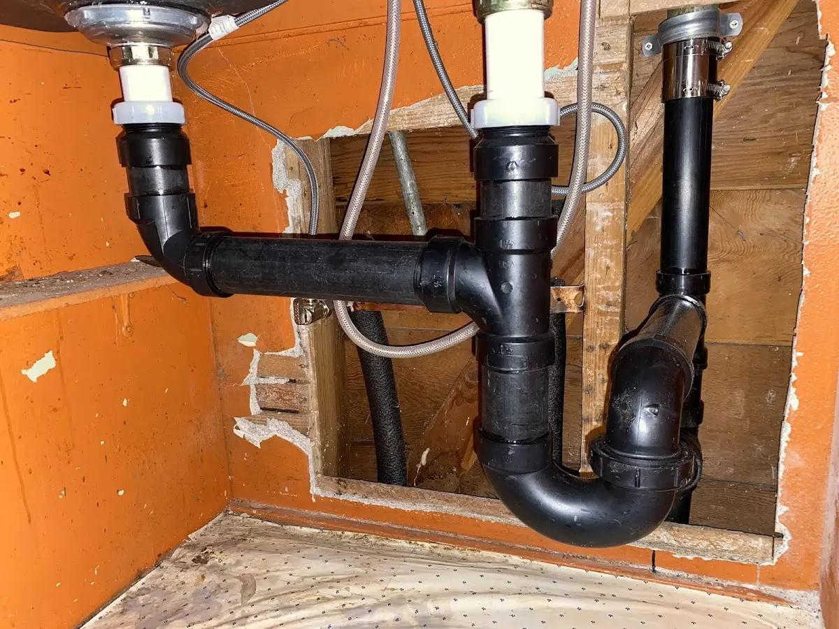 Professional Repiping Services equipment and tools on the job in Yukon